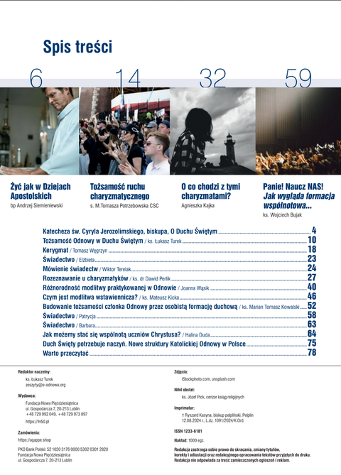 Zeszyty Odnowy w Duchu Świętym 182/2024 (e-book)