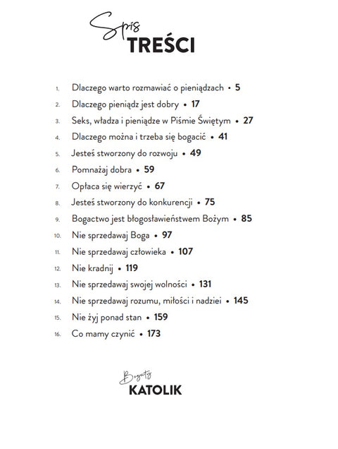 Bogaty katolik - ks. Wojciech Węgrzyniak