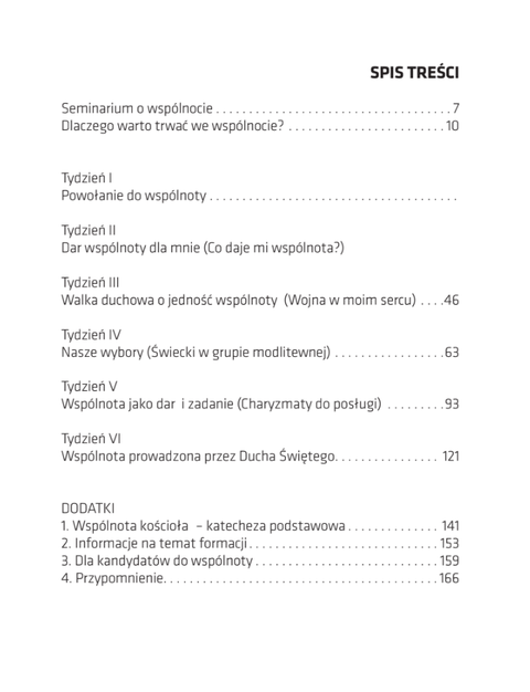 Seminarium o Wspólnocie - podręcznik uczestnika