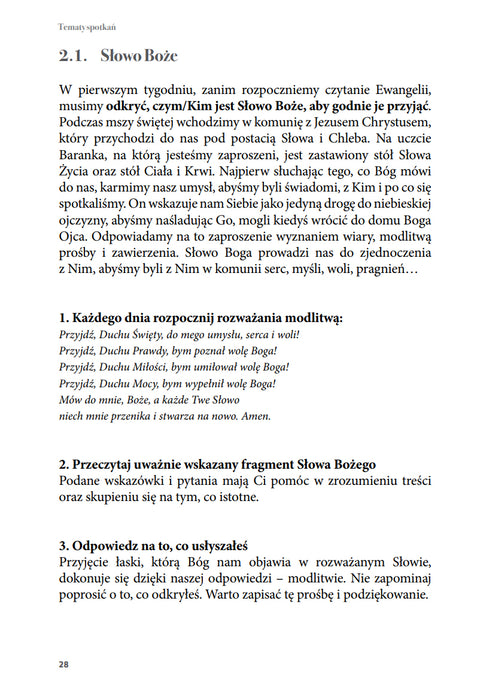 Wspólnotowe Studium Ewangelii wg. św. Łukasza